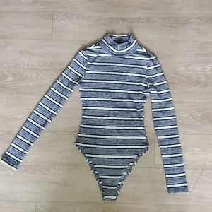 Striped bodysuit